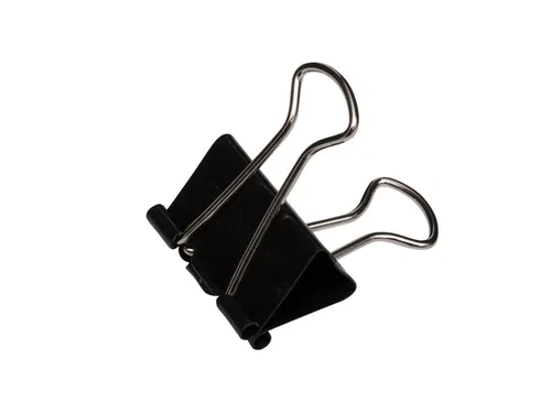 Papierklem MAUL 215 foldback 25mm capaciteit 9mm zwart