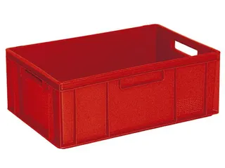 Euronorm Stapelkrat Pe 220x600x400mm 43liter Rood - 1