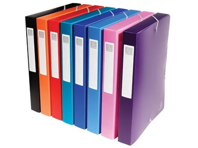 Elastobox A4 Rug Van 40mm Assorti Kleuren PP