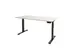 Bureau Assis-debout Dextro Plus Electrique 120x80 Blanc-cadre Noir