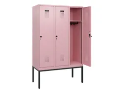 schoollocker,HxBxD 1950x1200x500mm,3vak,vak B 400mm,draaigrendel