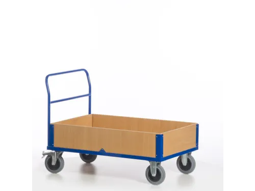 boordwandwagen,draagverm. 600kg,laadvl. LxB 1200x770mm,houtplaat