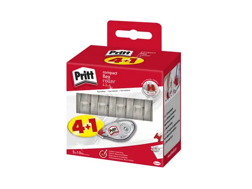 Correctieroller Pritt Compact Flex 4.2mmx10m 4+1 gratis