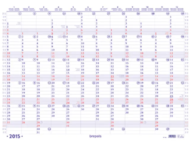 Jaarplanner, 2025