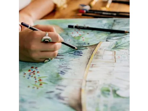 Aquarelpotlood Staedtler Mars Lumograph 12 kleuren