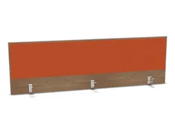 opzetpaneel,v. bureau,aanbouw achter,B 1800mm,NT-cherry,BN3012-oranje