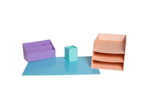 Onderlegger karton A quarel 575x375 blauw