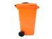 Container met rozet 240 Liter Oranje