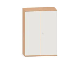 kantoorkast,HxBxD 1150x800x430mm,decor romp beuken,decor front wit - 3