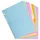 Tabblad karton 180g Forever 10-delig A4 Pastel Assorti