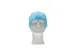 Haarnet CMT clip non-woven M 50cm PP blauw 100 stuks