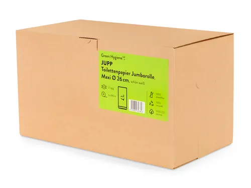 Toiletpapier Midi Jumborollen 6 Rol 100% recycled 100% co2 Neutraal