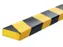 Beschermingsprofiel Durable S20 recht 1m geel zwart