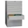 ladekast HxBxD 1200x715x600mm 9laden slot RAL7035 front RAL5010
