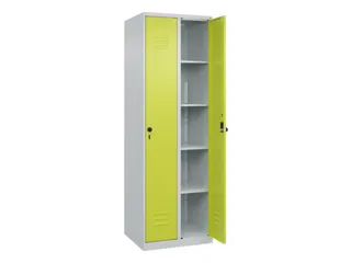 wasgoedverdeelkast,HxBxD 1850x600x500mm,vak B 300mm,draaigrendel - 2