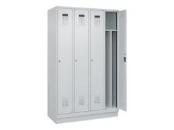 locker voor scheiding van kleding,HxBxD 1950x1200x500mm,4vak