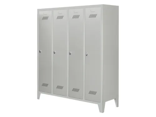 lockerkast v. kinderen,HxBxD 1600x1230x500mm,RAL7035,front RAL7035