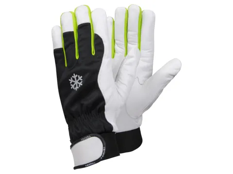 Tegera 335 koudebestendige handschoenen, zwart/wit/groen, maat 10, per
