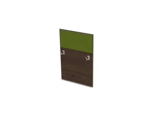 baliepaneel bureau aanbouw rechts 800mm NV bruin hickory BN7048-groen