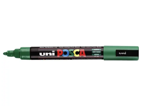Verfstift Posca PC5M Medium Punt 1,8-2,5mm Donkergroen