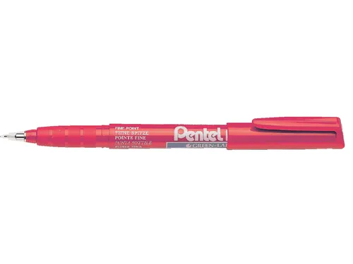 Fineliner Pentel NMF50 rood 0.6mm
