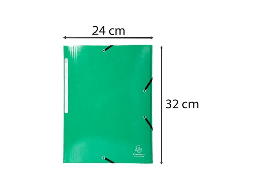 Iderama Elastomap 3 Kleppen Maxi Capacity 425gm2 A4 Groen karton