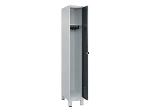 locker,HxBxD 1950x300x500mm,1vak,vak B 300mm,draaigrendel,voeten