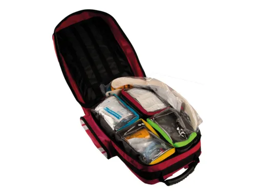 reddingsrugzak,DIN 13157/EHBO,Cordura,rood,HxBxD 450x270x180mm