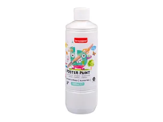 Plakkaatverf Bruynzeel wit fles à 500ml - 2
