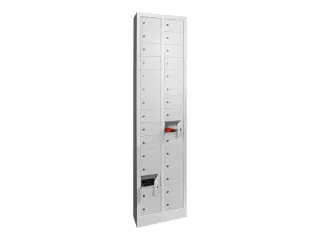lockerkast,HxBxD 1950x460x200mm,2x15vakken,cil.-slot,sokkel - 2