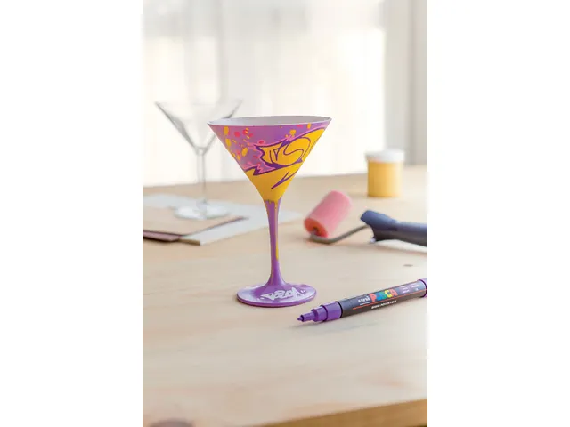 Verfstift Posca PC5M Medium Punt 1,8-2,5mm Lichtblauw