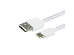 Kabel Green Mouse USB-A to USB-C data Woven 2m blisterverpakking