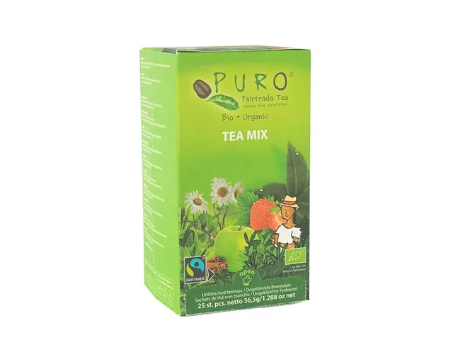 Puro thee Mix Fairtrade 25 zakjes