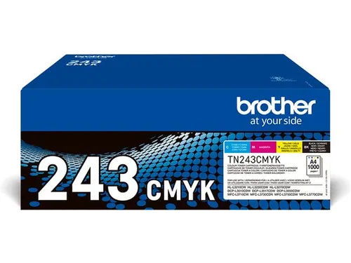 Brother TN-243 Toner Multipack Zwart + 3 Kleuren Origineel