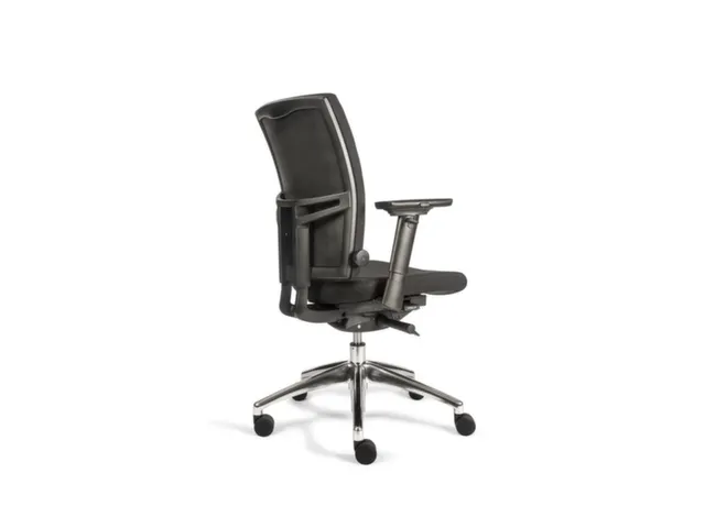 Bureaustoel 706+ met synchroonmechanisme zwart