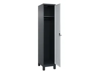 locker,HxBxD 1950x400x500mm,1vak,vak B 400mm,draaigrendel,voeten - 2