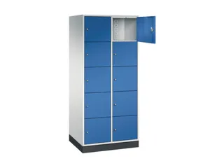 grootvolume-lockersysteem,RAL 7035/RAL 5010,HxBxD 1950x820x600mm - 1