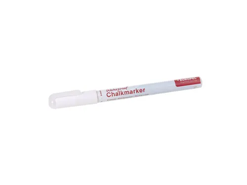 Krijtstift Europel watervast 1-3mm wit blister 1 stuk