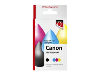 Inktcartridge Quantore alternatief tbv Canon PG560XL CL561XL zwart+kl - 1