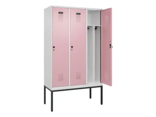 locker voor scheiding van kleding,HxBxD 2120x1200x500mm,3vak - 1