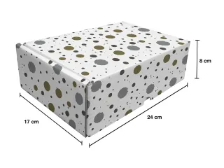 Cadeaupakketdoos Raadhuis 3 spetter 240x170x80mm krimp a 5 stuks - 3