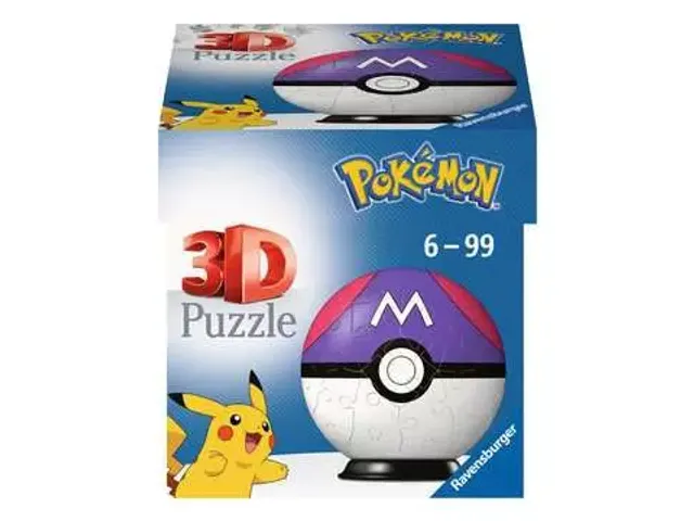 Ravensburger Pokémon Masterball 3D Puzzel 54 stukjes