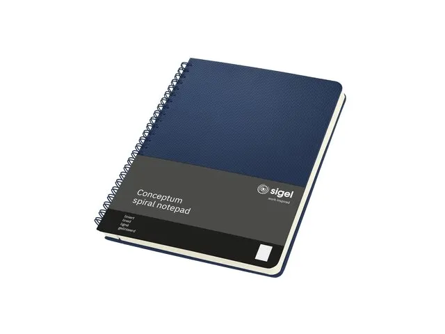 Carnet de notes Conceptum A5 Bleu nuit spirale HC 160pag 80gr