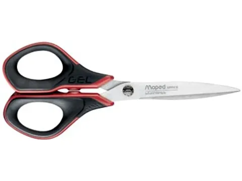 Maped schaar Advanced Gel 17 cm zwart en rood