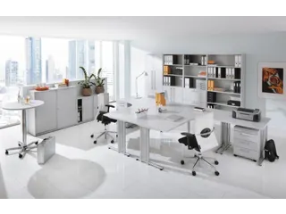 Bureau Hxbxd 720x1600x800mm Ral7035 - 2