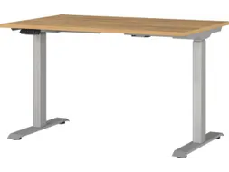 Elektrisch ihv bureau,HxBxD 720-1200x1200x800mm,blad Grandson-eiken