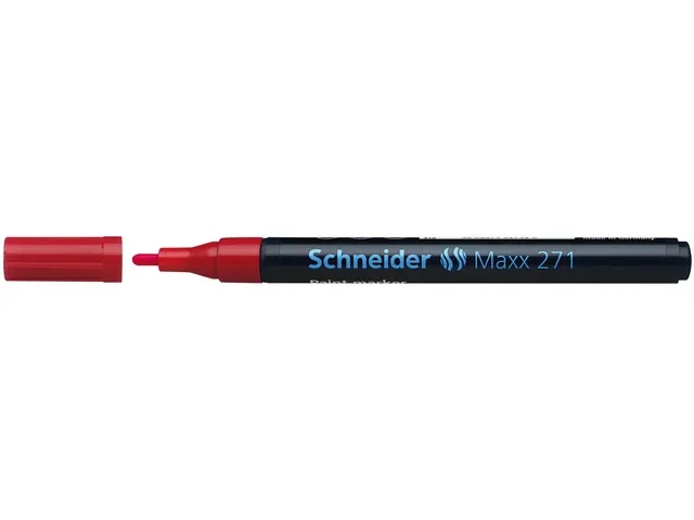 Lakmarker Schneider Maxx 271 1-2mm Rood