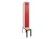 locker met bank,voor scheiding van kleding,HxBxD 2120x300x815mm,1vak