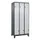 Z-garderobekast,HxBxD 1950x900x500mm,vak B 150/300mm,draaigrendel