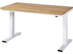 Werkbank elektrisch hoogte verstelbaar 720-1120x1500x800mm beukblad